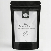 Czarna herbata liściasta aromatyzowana z marakują 50 g - Passion Black