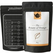 Czarna herbata liściasta z owocem pomarańczy i nagietkiem 50 g - Beauty of Orange