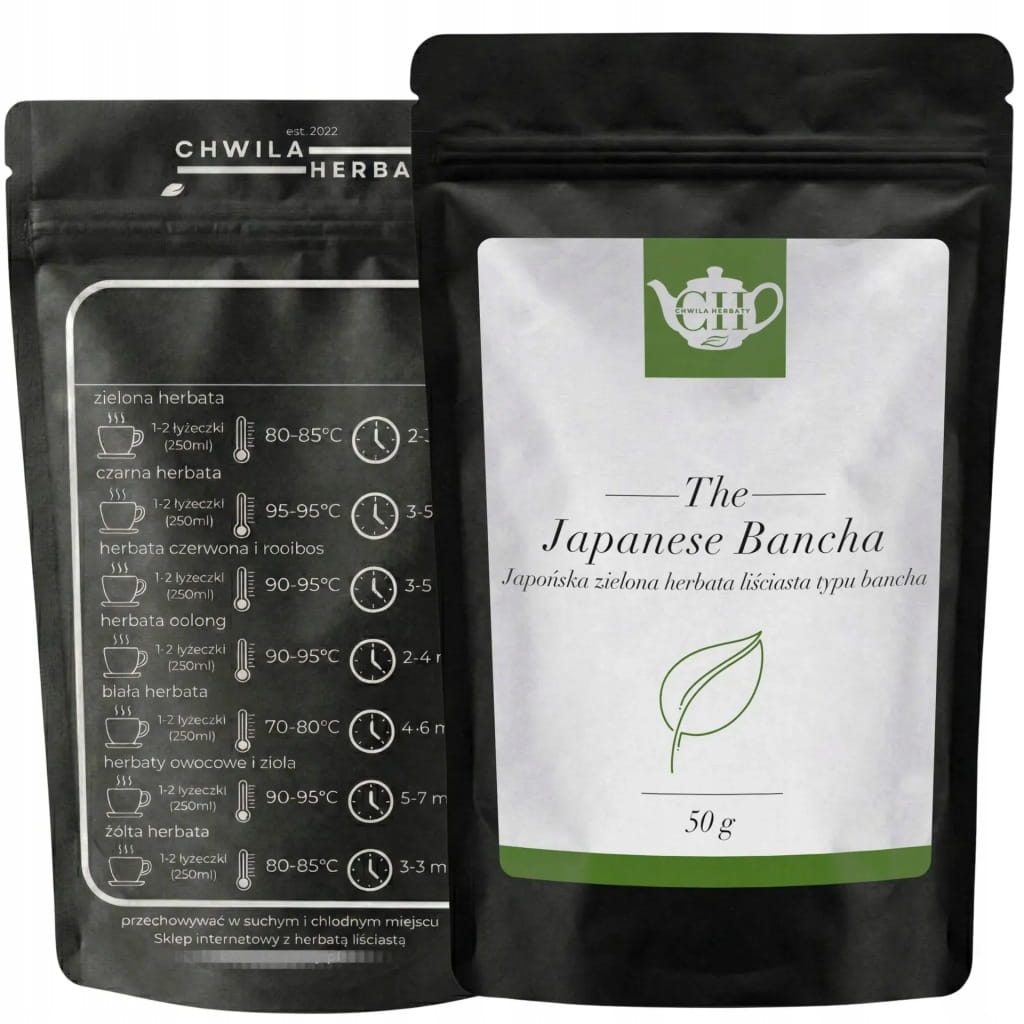 Japońska zielona herbata liściasta premium 50 g - Japanese Bancha