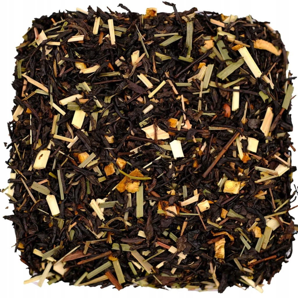 Chińska czarna herbata liściasta ze skórką i trawą cytrynową 50 g - Lemon Black