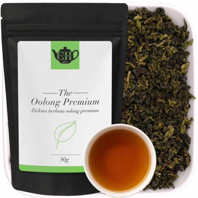 Zielona liściasta herbata ulung premium 50 g - Oolong premium