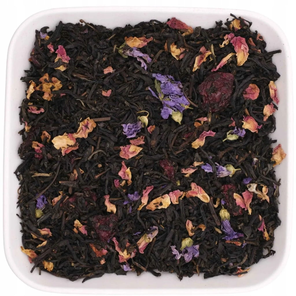Czarna herbata liściasta z wiśnią i różą 50 g - Chinese Cherry