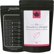 Owocowy hibiskus z truskawką i różą 50 g - Strawberry delight