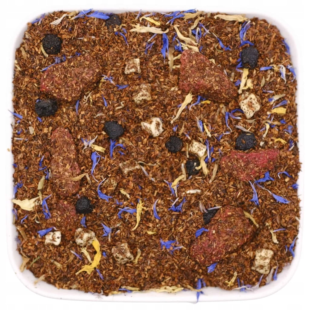 Czerwonokrzew afrykański z jabłkiem i truskawką 50 g - Fairytale Rooibos