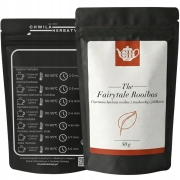 Czerwonokrzew afrykański z jabłkiem i truskawką 50 g - Fairytale Rooibos