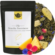 Japońska zielona herbata liściasta z dodatkiem mango i ananasa 50 g - Sencha Sweetness