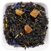 Czarna herbata liściasta owocowa z mango, ananasem i papają 50 g - Blue Tea Fruit