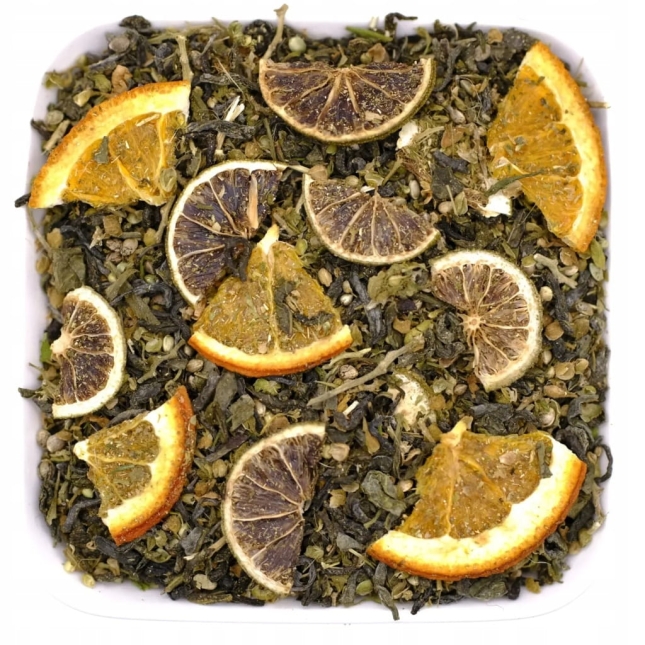 Herbata konopna z dodatkiem mandarynki i limonki 50 g - Mandarin Hemp