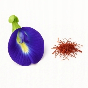 Zielona liściasta herbata ulung z klitorią i szafranem 50 g - Rainbow Oolong