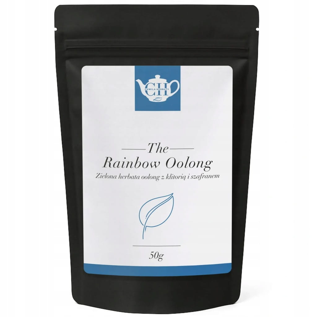 Zielona liściasta herbata ulung z klitorią i szafranem 50 g - Rainbow Oolong