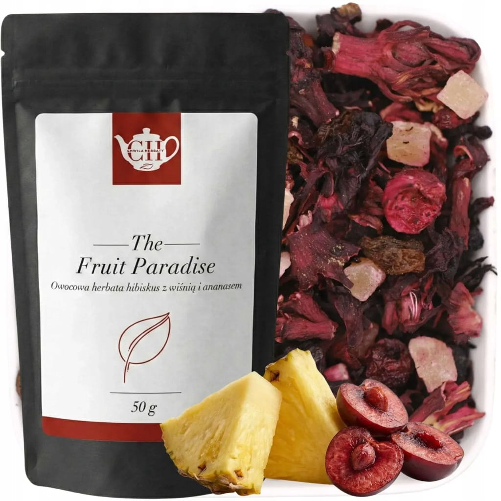 Owocowy hibiskus z wiśnią, ananasem, aronią i rodzynką 50 g - Fruit Paradise