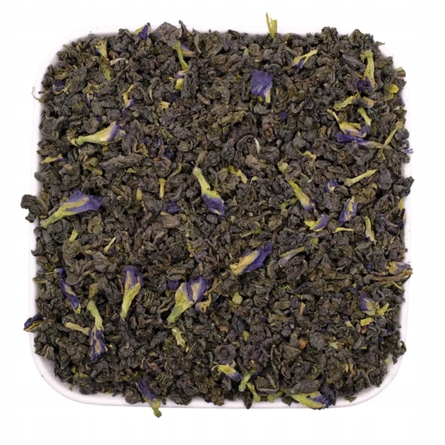 Niebieska herbata liściasta ulung z dodatkiem klitorii 50 g - Blue Oolong