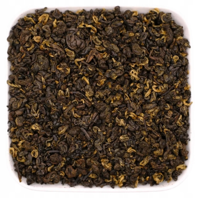 Bursztynowa chińska herbata liściasta premium 50 g - Gold Screw