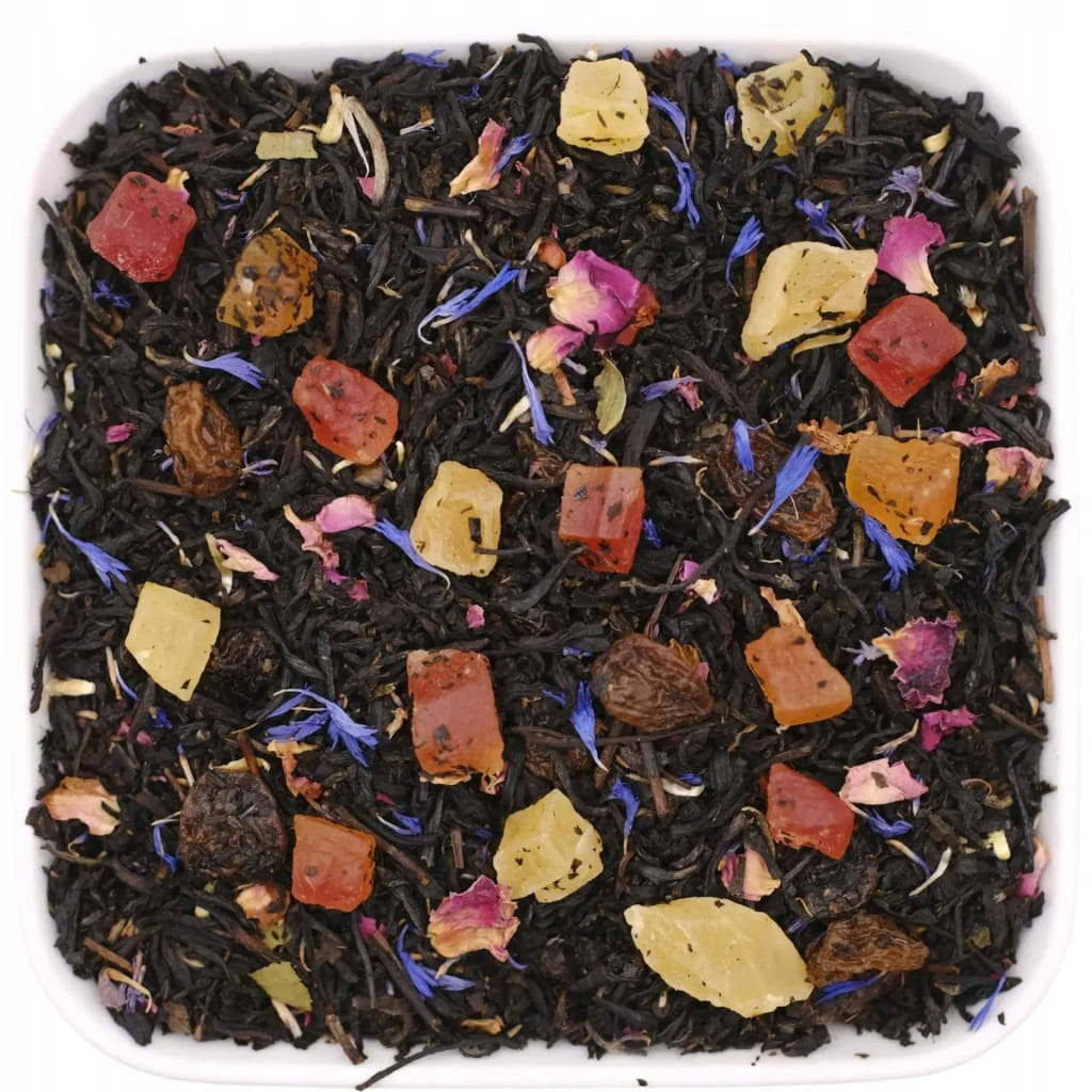 Czarna herbata liściasta z mango, papają i rodzynką 50 g - Garden of Eden