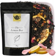 Czarna herbata liściasta z cytryną i różą 50 g - Lemon Box