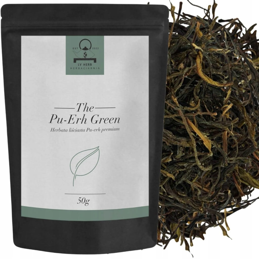 Czerwona herbata liściasta Pu-Erh klasyczna 50 g - Pu-Erh Green