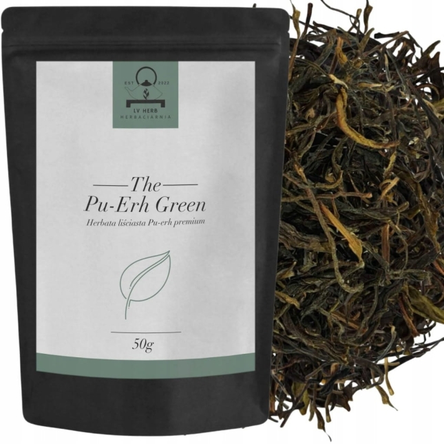 Czerwona herbata liściasta Pu-Erh klasyczna 50 g - Pu-Erh Green