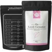 Herbata konopna z goździkiem, pomarańczą i skórką granatu 50 g - Lovely Carnation