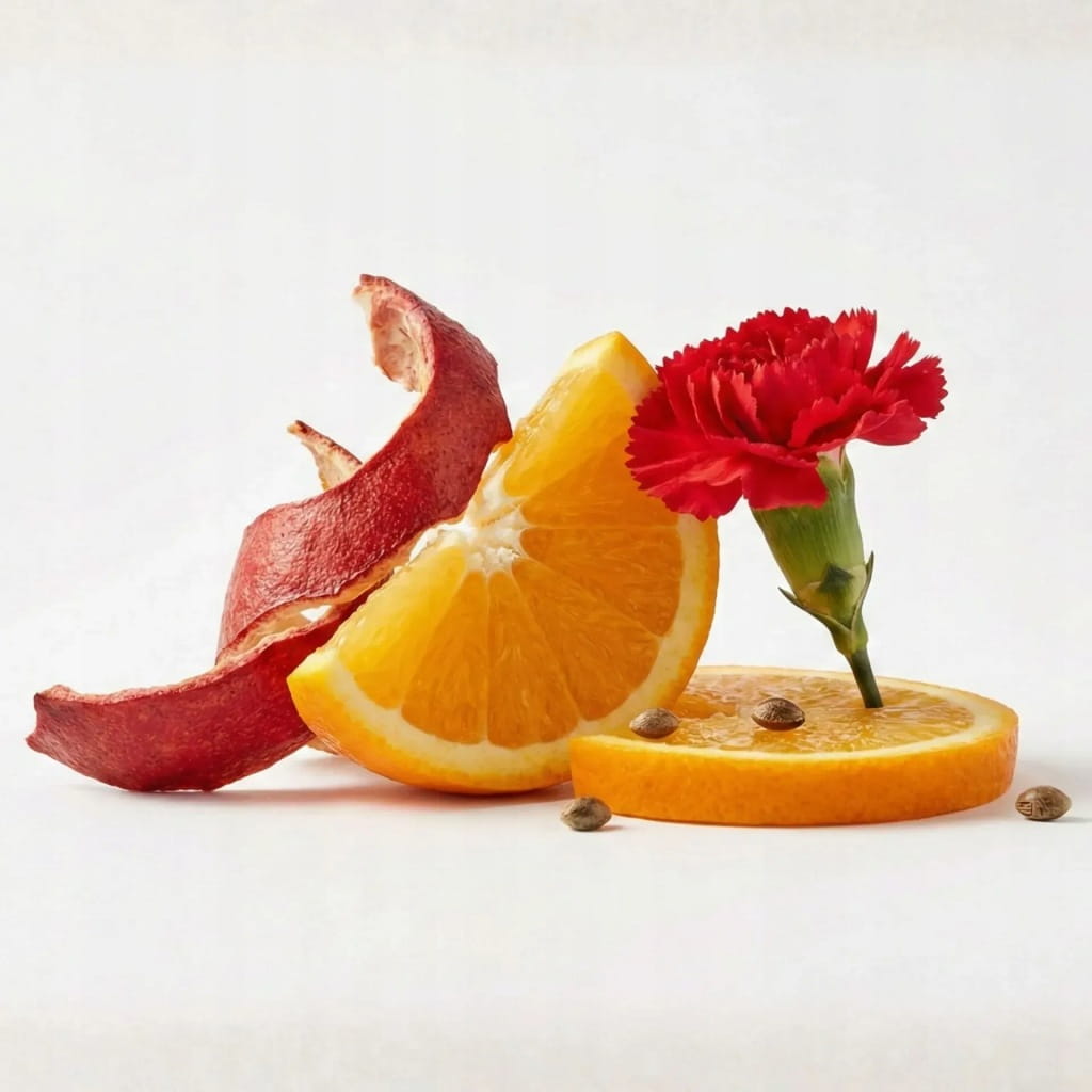 Herbata konopna z goździkiem, pomarańczą i skórką granatu 50 g - Lovely Carnation