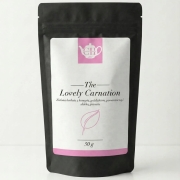 Herbata konopna z goździkiem, pomarańczą i skórką granatu 50 g - Lovely Carnation