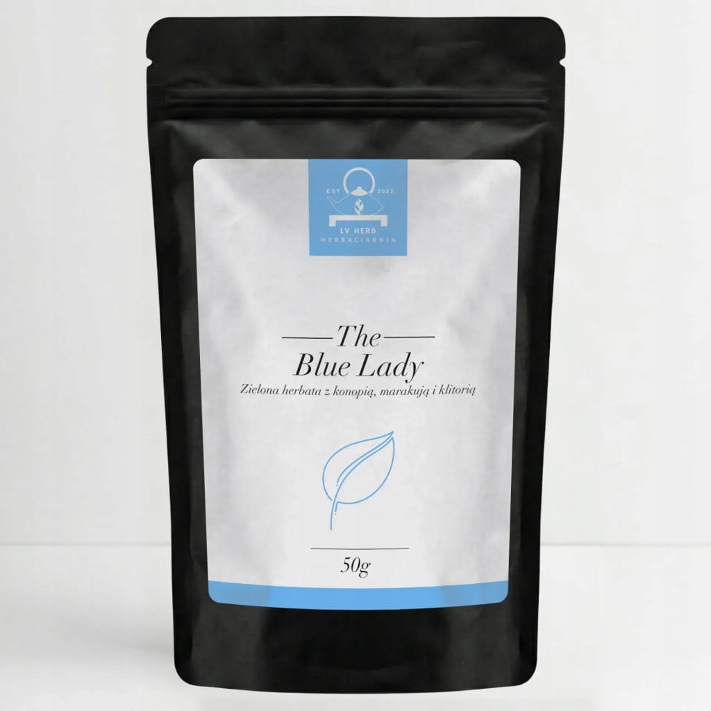 Herbata konopna z marakują i klitorią 50 g - Blue Lady