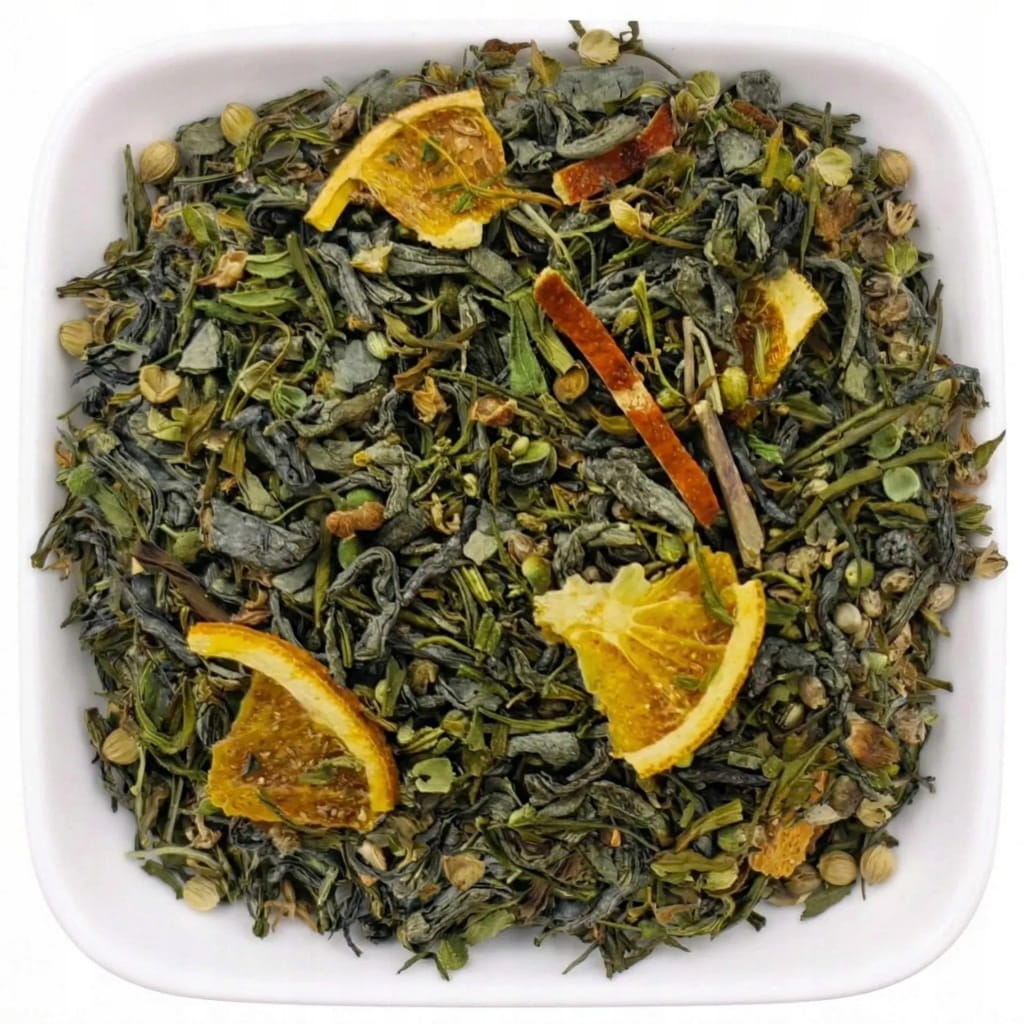 Herbata konopna z  dodatkiem skórki i owocu pomarańczy 50 g - Orange Lady