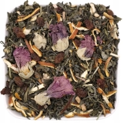 Biała herbata liściasta ze skórką pomarańczy i rodzynką 50 g - Super Man