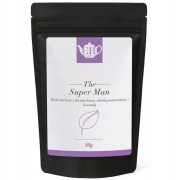 Biała herbata liściasta ze skórką pomarańczy i rodzynką 50 g - Super Man