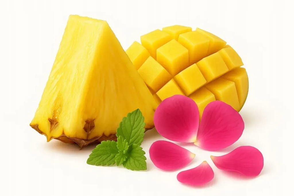 Czerwona herbata liściasta z mango i ananasem 50 g - Pu Erh Hawaii