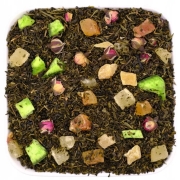 Zielona herbata liściasta z mango, ananasem i kiwi 50 g - Exotic Fruits