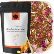 Afrykański czerwonokrzew granulowany z guaraną, pomarańczą i różą 50 g - Rooibos Guarana
