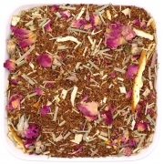 Afrykański czerwonokrzew granulowany z guaraną, pomarańczą i różą 50 g - Rooibos Guarana