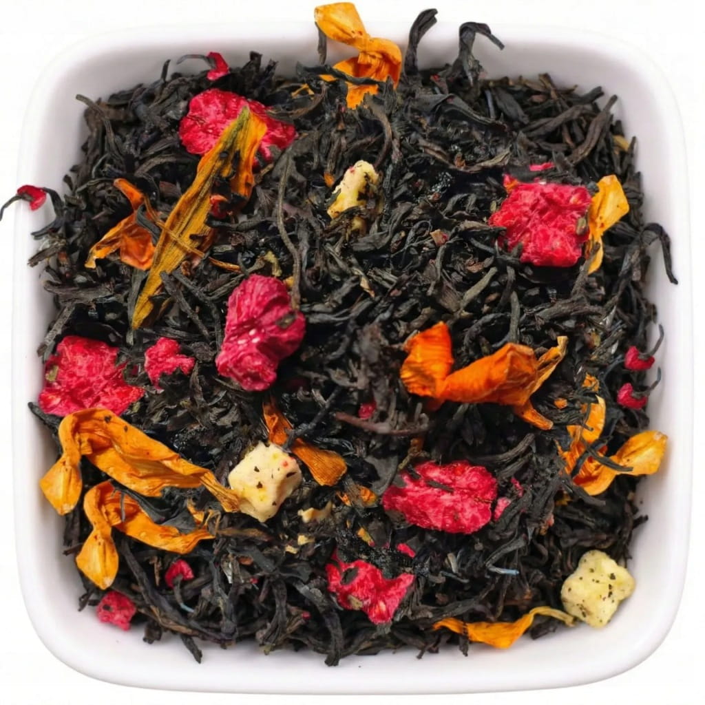 Owocowa czarna herbata z maliną, jabłkiem i lilią 50 g - Lilac Lady