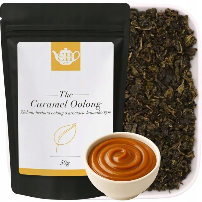 Liściasta herbata ulung premium o aromacie kajmakowym 50 g - Caramel Oolong