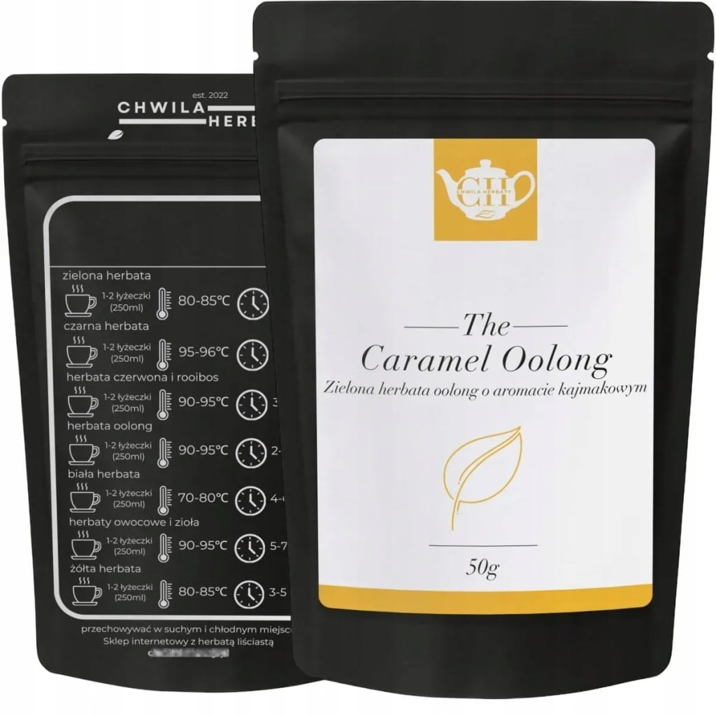 Liściasta herbata ulung premium o aromacie kajmakowym 50 g - Caramel Oolong