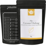 Liściasta herbata ulung premium o aromacie kajmakowym 50 g - Caramel Oolong