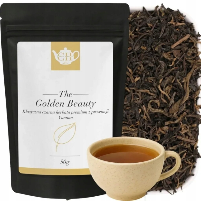 Klasyczna czarna herbata liściasta premium 50 g - Golden Beauty