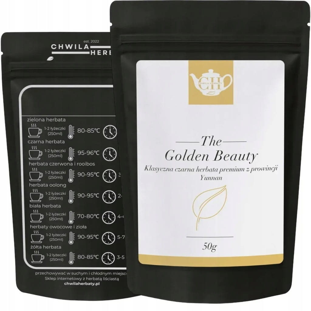 Klasyczna czarna herbata liściasta premium 50 g - Golden Beauty