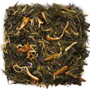 Zielona herbata Sencha ze skórką pomarańczy i nagietkiem 50 g - Zesty Green