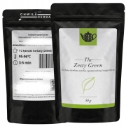 Zielona herbata Sencha ze skórką pomarańczy i nagietkiem 50 g - Zesty Green