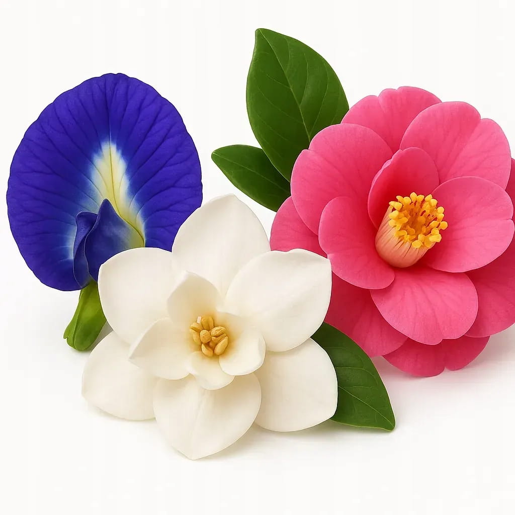 Czerwonokrzew afrykański z klitorią, gardenią i kamelią 50 g - Blue Sky Rooibos