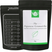 Japońska zielona herbata liściasta z prażonym ryżem 50 g - Japanese Genmaicha