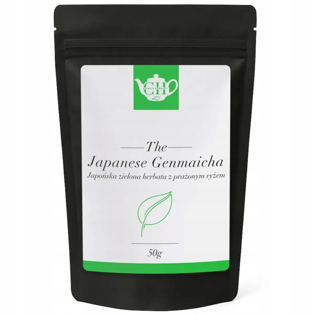 Japońska zielona herbata liściasta z prażonym ryżem 50 g - Japanese Genmaicha