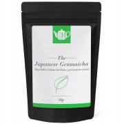 Japońska zielona herbata liściasta z prażonym ryżem 50 g - Japanese Genmaicha