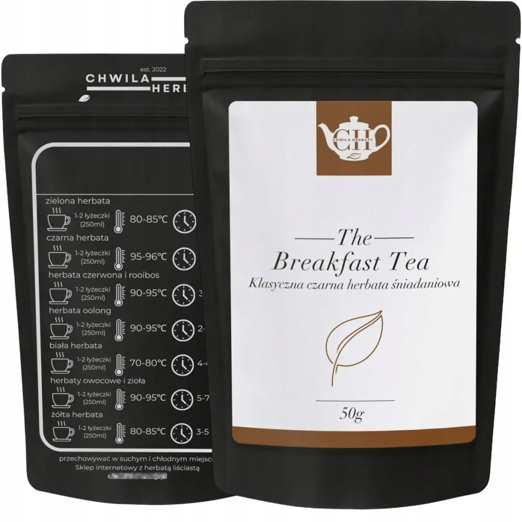 Czarna herbata liściasta ceylon śniadaniowa 50 g - English breakfast tea