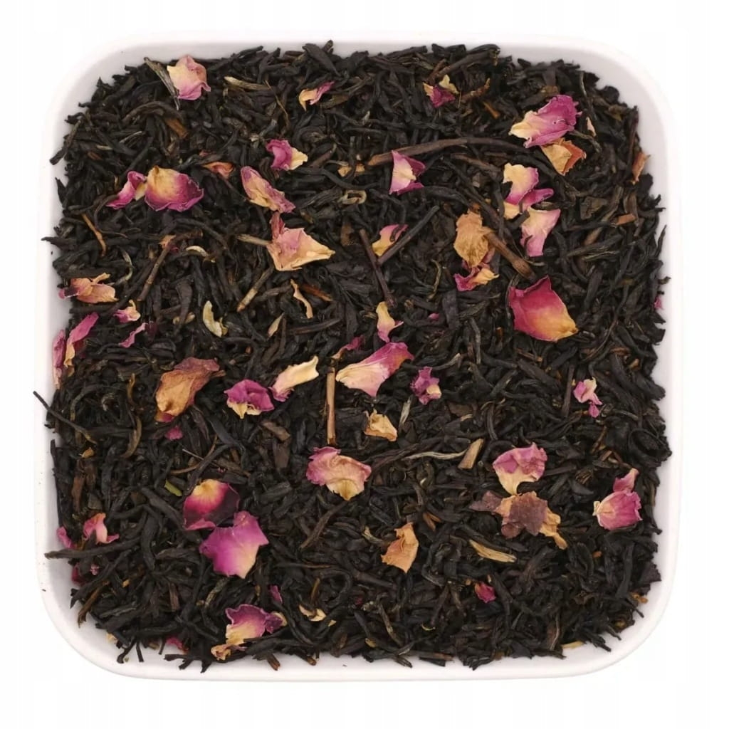 Chińska czarna herbata liściasta z płatkami róży 50 g - Rose Black