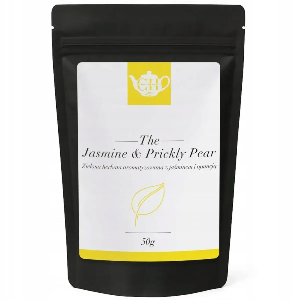 Japońska zielona herbata liściasta Sencha z jaśminem i opuncją 50 g - Jasmine & Prickly Pear