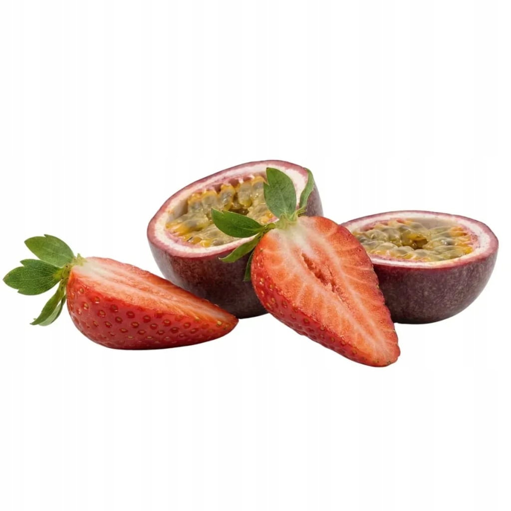 Czarna herbata liściasta z truskawką i marakują 50 g - Black Strawberry