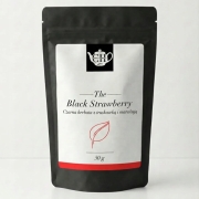 Czarna herbata liściasta z truskawką i marakują 50 g - Black Strawberry