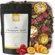 Chińska biała herbata z maliną, kumkwatem i skórką cytryny 50 g - Champagne Spark